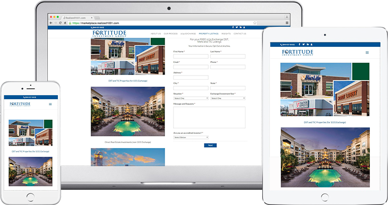 Property Listings Directory iPhone Macbook iPad Dashboard 1 - Property Listings Directory